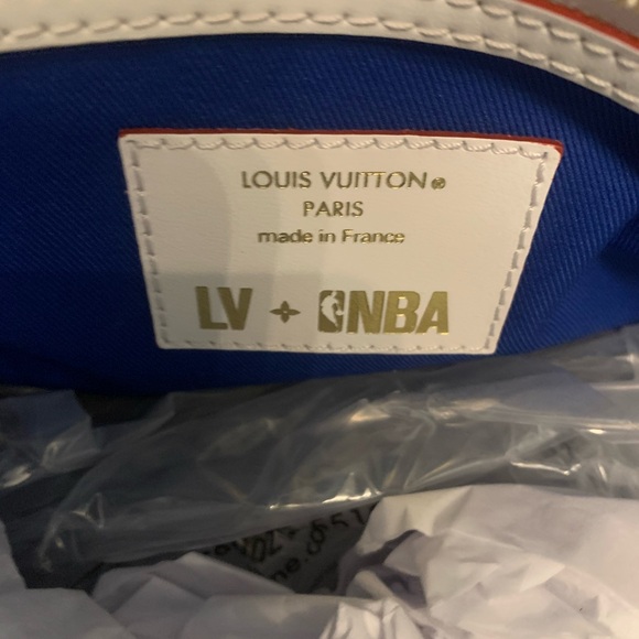 Louis Vuitton Keepall Bandouliere 55 NBA LV White Basketball Weekend Travel Bag - Picture 8 of 13
